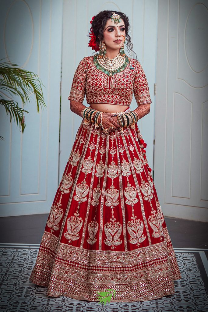 Indian bridal lehenga
