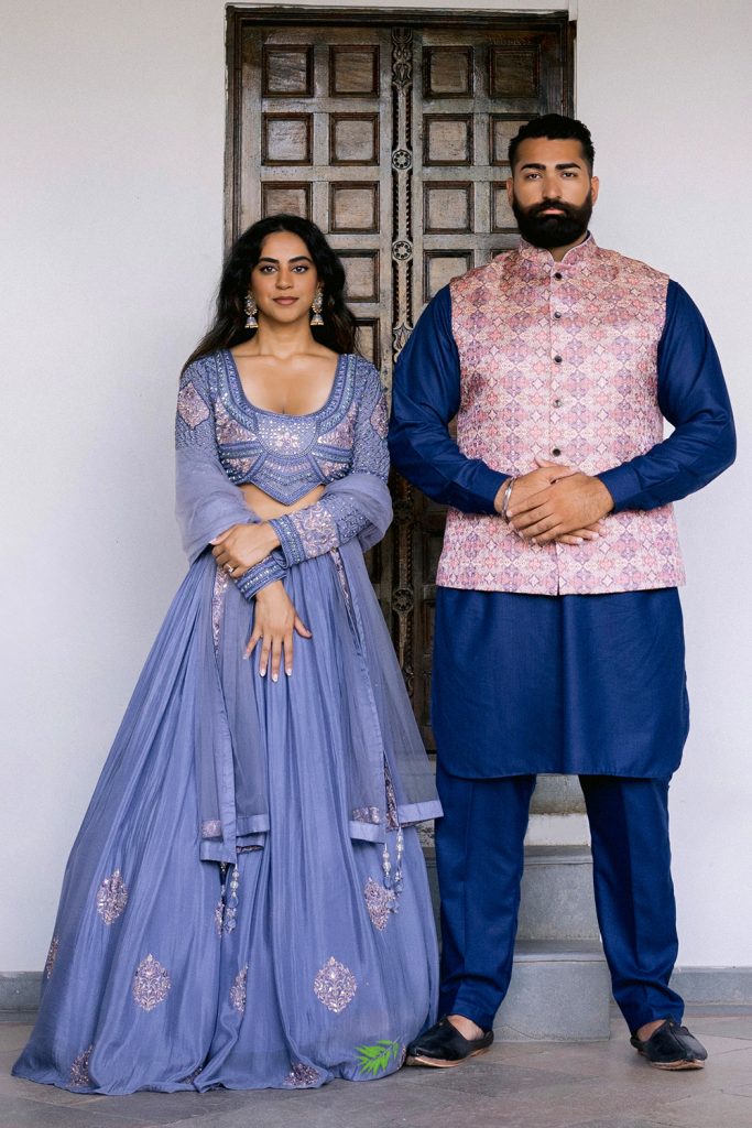 Engagement outfit for couple