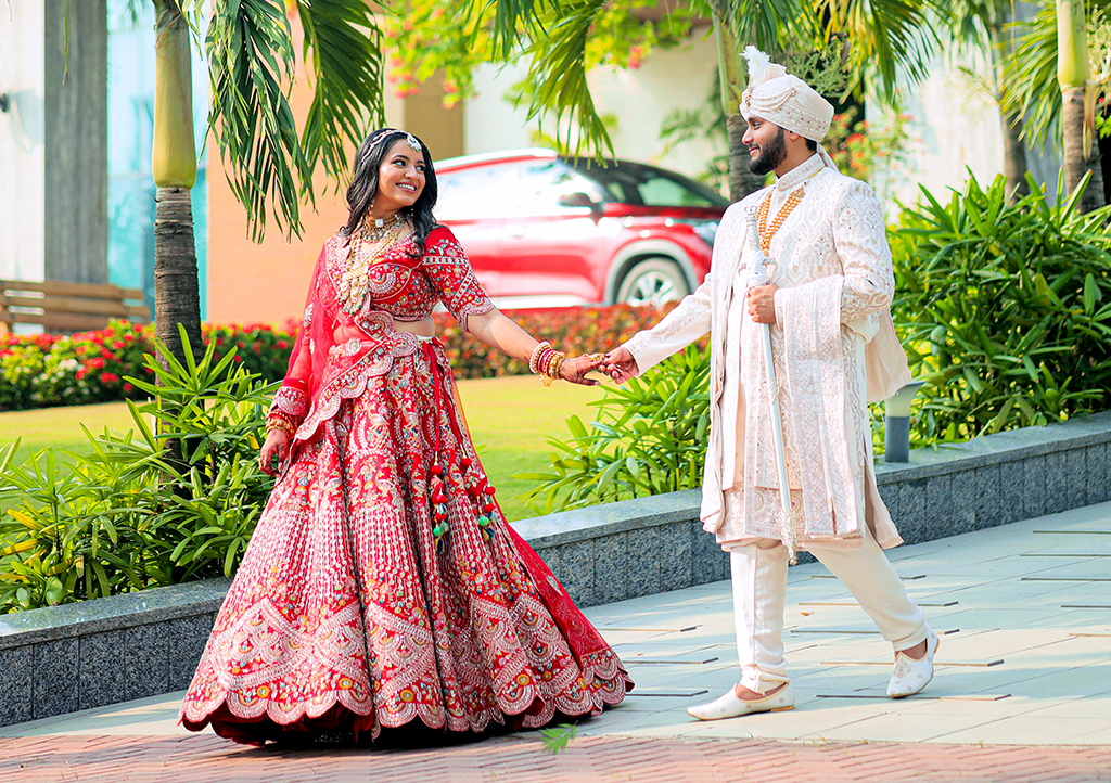 Wedding Outfit for Bride and Groom